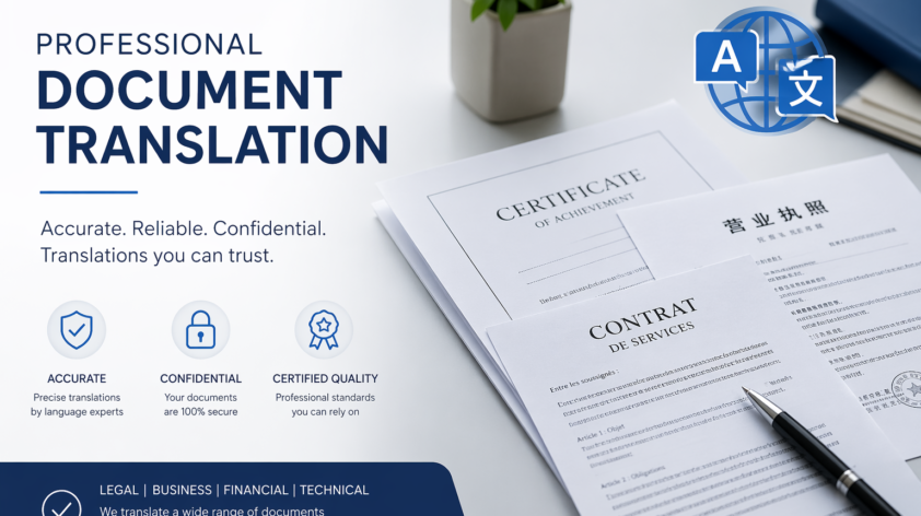 Professional Document Translation Services